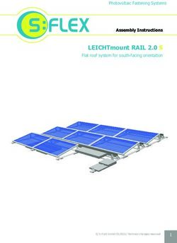 LEICHTmount RAIL 2.0 S - Flat roof system for south-facing orientation Assembly Instructions - S:FLEX