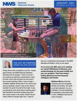 JANUARY 2021 - National Watercolor ...