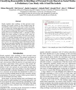 CLASSIFYING REASONABILITY IN RETELLINGS OF PERSONAL EVENTS SHARED ON SOCIAL MEDIA: A PRELIMINARY CASE STUDY WITH /R/AMITHEASSHOLE