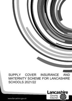 SUPPLY COVER INSURANCE AND MATERNITY SCHEME FOR LANCASHIRE SCHOOLS 2021/22