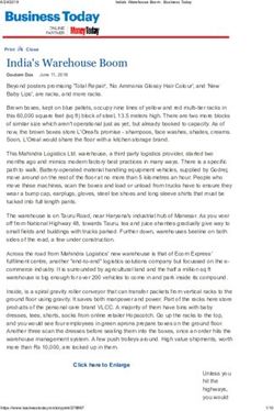 India's Warehouse Boom - Godrej RenTRUST