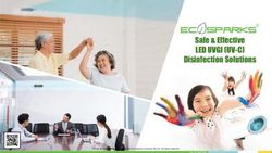 Safe & Effective LED UVGI (UV-C) - Disinfection Solutions - Private & Confidential. Copyrights 2021 Ecosparks Company Pte Ltd. All rights reserved.