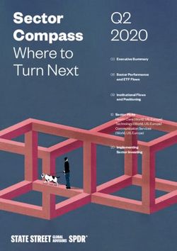 Sector Compass Where to Turn Next - State Street ...