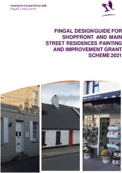 FINGAL DESIGN GUIDE FOR SHOPFRONT AND MAIN STREET RESIDENCES PAINTING AND IMPROVEMENT GRANT SCHEME 2021