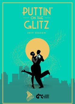 2019 SEASON - Dubbo Regional Theatre and Convention Centre