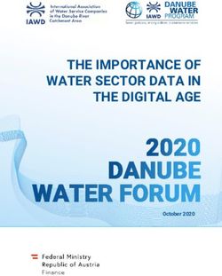 THE IMPORTANCE OF WATER SECTOR DATA IN THE DIGITAL AGE - October 2020 - IAWD