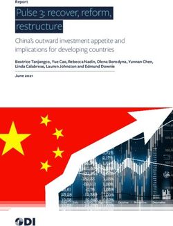 Pulse 3: recover, reform, restructure - China's outward investment appetite and implications for developing countries
