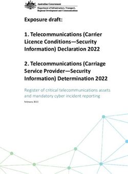 Exposure draft: 1. Telecommunications Carrier Licence Conditions-Security Information Declaration 2022 2. Telecommunications Carriage Service ...