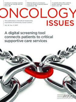 ONCOLOGY ISSUES - Association of Community Cancer Centers