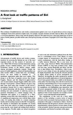 A first look at traffic patterns of Siri - L. Caviglione
