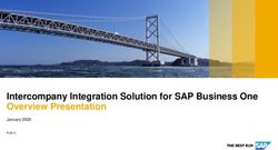 Intercompany Integration Solution for SAP Business One Overview Presentation - January 2020