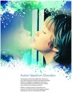 Autism Spectrum Disorders - ACER