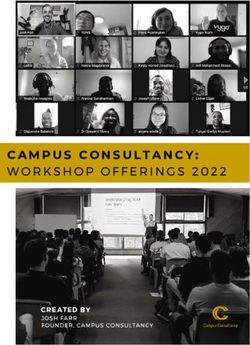 CAMPUS CONSULTANCY: CREATED BY - workshop offerings 2022