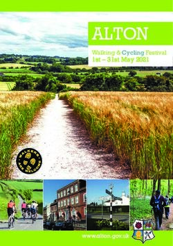 ALTON Walking & Cycling Festival 1st - 31st May 2021 - Alton Town Council