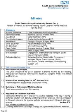 Minutes - South Eastern Hampshire CCG