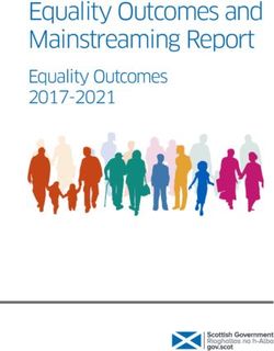 Equality Outcomes and Mainstreaming Report - Equality Outcomes 2017-2021 - The Scottish Government
