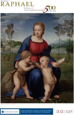 RAPHAEL ITALY'S GREATEST PAINTER 500YEARS LATER - CORPORATE TRAVEL SERVICE