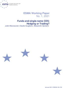 ESMA Working Paper No. 1, 2021 Funds and single-name CDS: Hedging or Trading? - Julien Mazzacurati, Claudia Guagliano, Alessandro Spolaore - europa.eu
