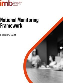 National Monitoring Framework - February 2021 - Amazon AWS