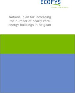 National plan for increasing the number of nearly zero-energy buildings in Belgium - BUILD UP EU