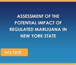 REGULATED MARIJUANA IN - ASSESSMENT OF THE POTENTIAL IMPACT OF NEW YORK STATE July 2018 - New York State ...