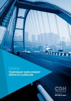TEMPORARY EMPLOYMENT SERVICES GUIDELINE - Cliffe ...