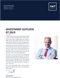 INVESTMENT OUTLOOK 07.2019 - IMT Financial Advisors AG