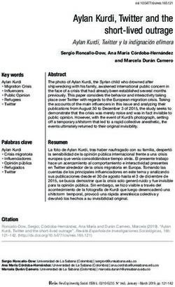 Aylan Kurdi, Twitter and the short-lived outrage - Revista Española de ...