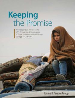 Keeping the Promise - Watchlist on Children and Armed ...