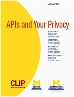 APIs and Your Privacy - Fordham University