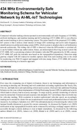 434 MHZ ENVIRONMENTALLY SAFE MONITORING SCHEMA FOR VEHICULAR NETWORK BY AI-ML-IOT TECHNOLOGIES