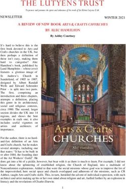 THE LUTYENS TRUST - The Lutyens Trust America