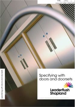Specifying with doors and doorsets