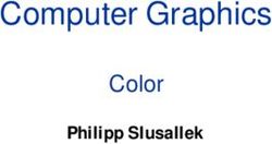 Computer Graphics Color - Philipp Slusallek