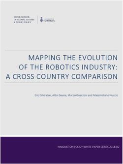 MAPPING THE EVOLUTION OF THE ROBOTICS INDUSTRY: A CROSS COUNTRY COMPARISON - INNOVATION POLICY WHITE PAPER SERIES 2018-02 Eric Estolatan, Aldo ...