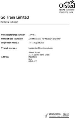 Go Train Limited - Ofsted