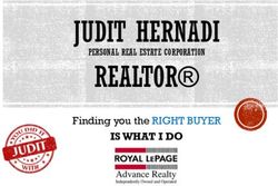 JUDIT HERNADI REALTOR - IS WHAT I DO Finding you the RIGHT BUYER - Agent Locator