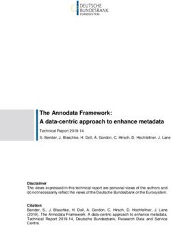 The Annodata Framework: A data-centric approach to enhance metadata - Deutsche Bundesbank