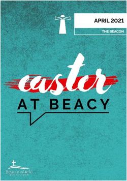 APRIL 2021 THE BEACON - Beaconsfield Baptist Church