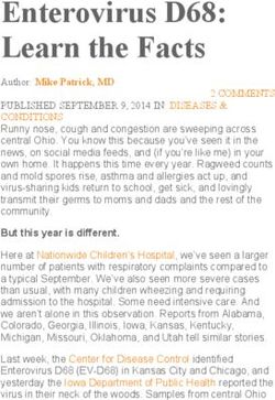 Enterovirus D68: Learn the Facts