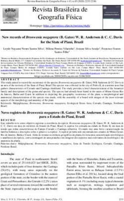 Revista Brasileira de Geografia F&iacute;sica
