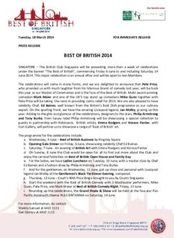 BEST OF BRITISH 2014 - The British Club