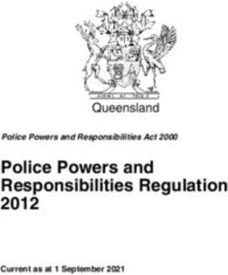 Police Powers and Responsibilities Regulation 2012 - Queensland Police Powers and Responsibilities Act 2000