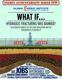 WHAT IF... HYDRAULIC FRACTURING WAS BANNED? - CLOSED CLOSED - Global Energy Institute