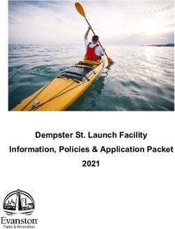 Dempster St. Launch Facility Information, Policies & Application Packet 2021