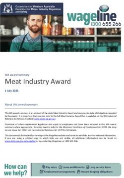 Meat Industry Award WA award summary - Commerce WA