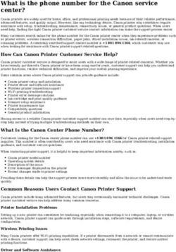 What is the phone number for the Canon service center?