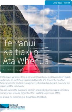 Te Pānui Kaitiaki o Ata Whenua - Fiordland Marine Guardians