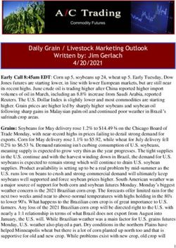 Daily Grain / Livestock Marketing Outlook 4/20/2021