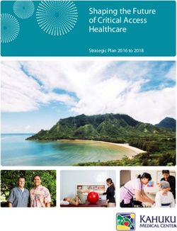 Shaping the Future of Critical Access Healthcare - Strategic Plan 2016 to 2018 - Kahuku Medical ...